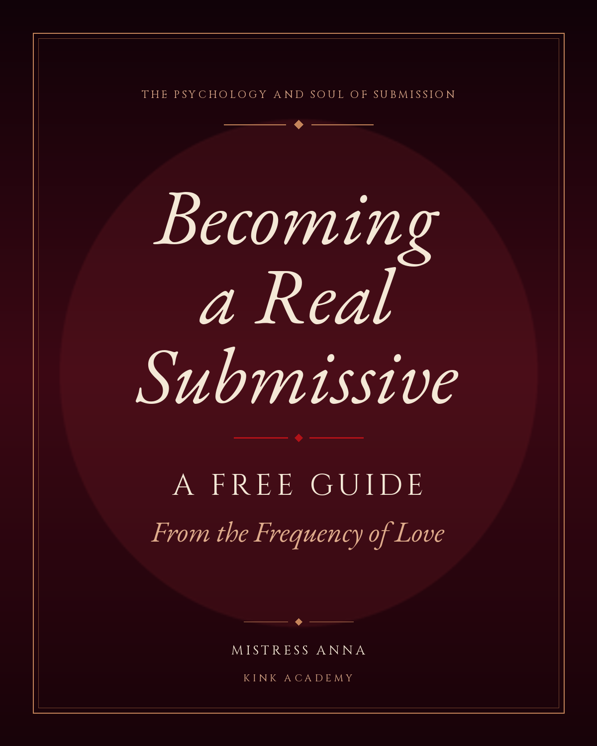 Becoming a Real Submissive free guide cover