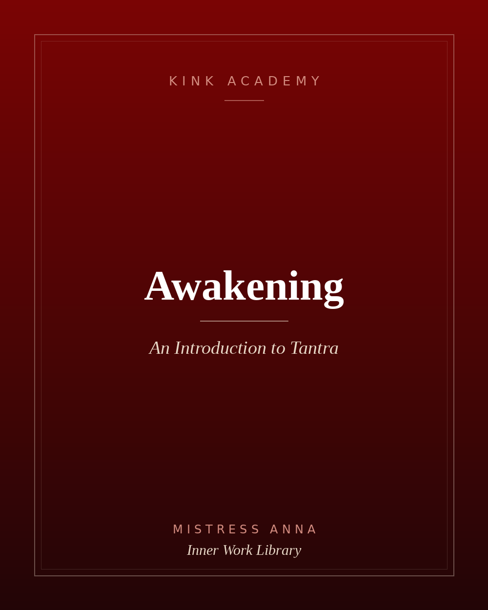 Awakening introduction to tantra guide cover