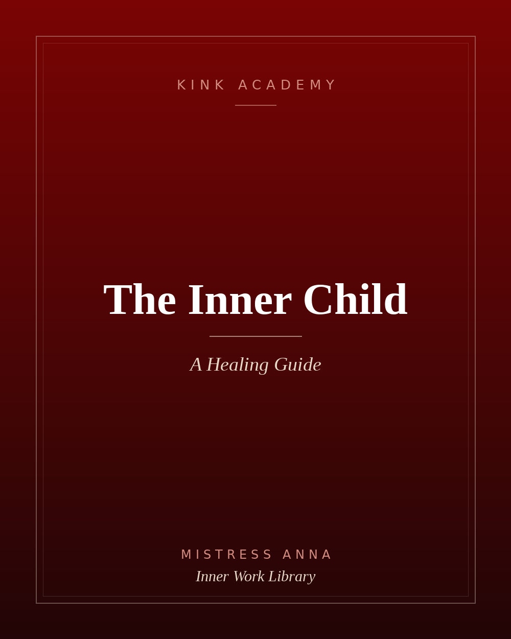 The Inner Child healing guide cover